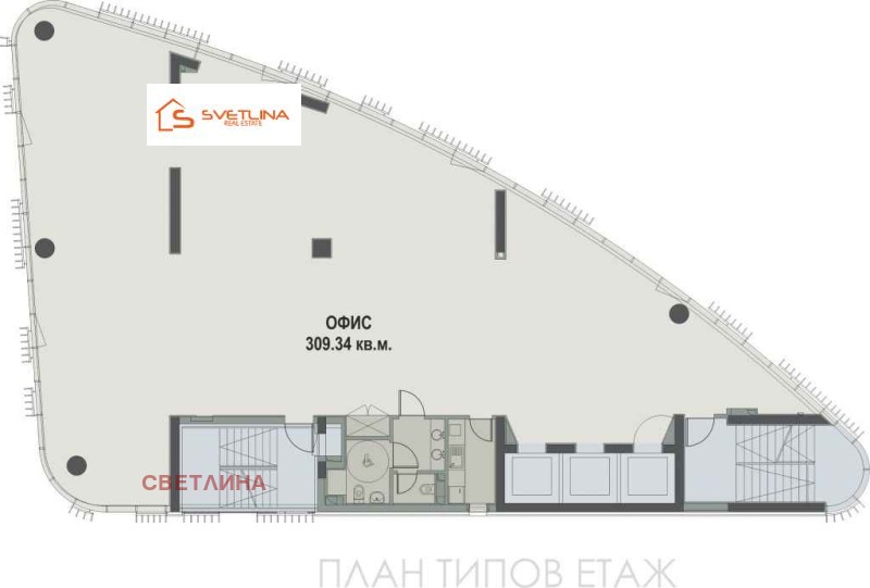 Дава под наем ОФИС, гр. София, Манастирски ливади, снимка 4 - Офиси - 52708032