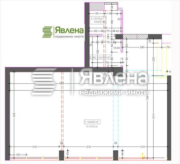 Til leje  Bar; Kaffebar Sofia , Tsentar , 76 kvm | 15467053