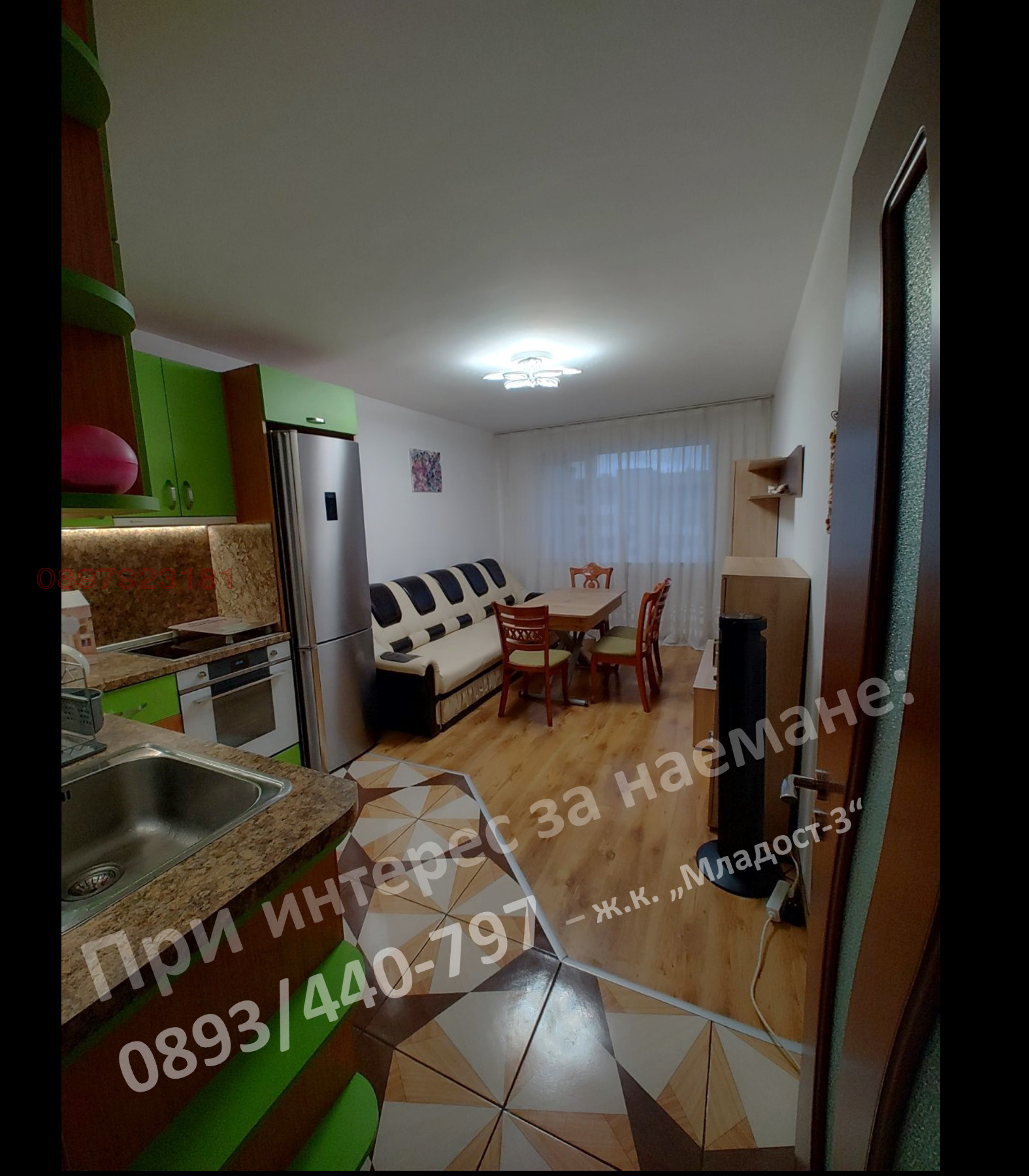 Дава под наем 3-СТАЕН, гр. София, Младост 3, снимка 3 - Апартаменти - 53479698