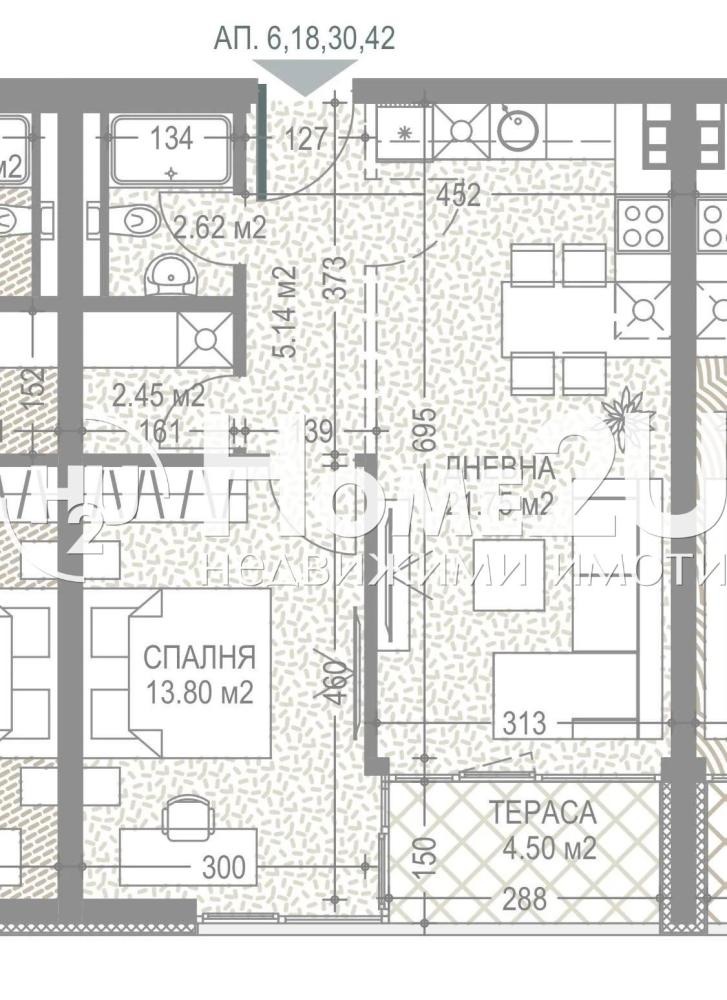 Дава под наем 2-СТАЕН, гр. София, Витоша, снимка 14 - Апартаменти - 54790294