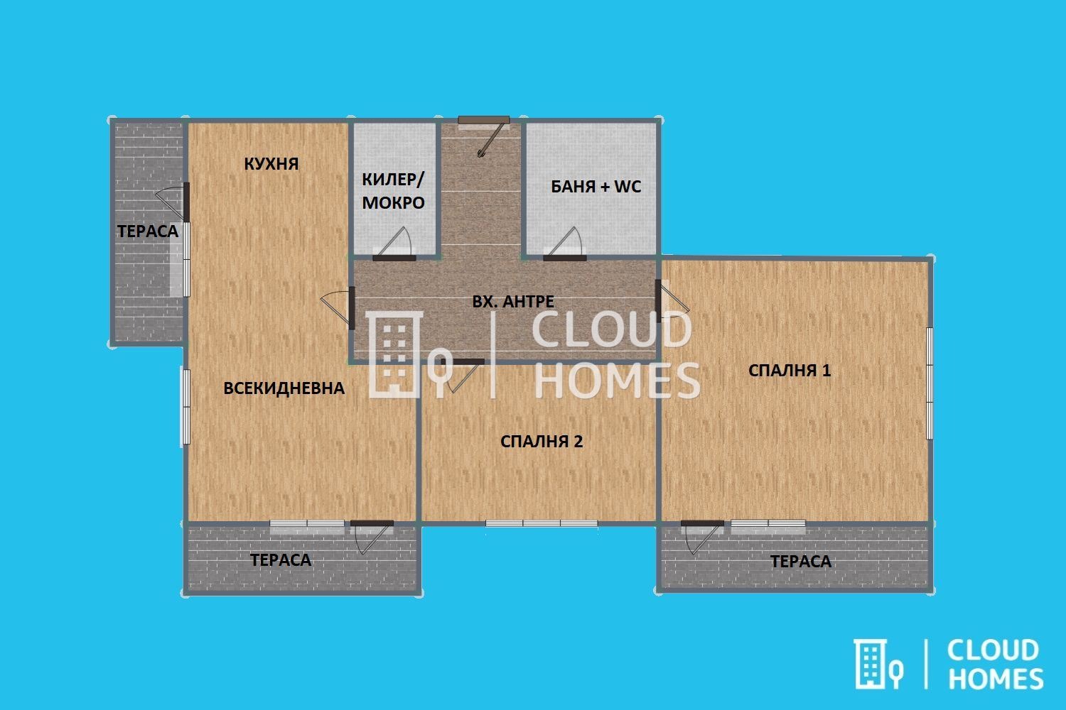 Дава под наем 3-СТАЕН, гр. София, Редута, снимка 2 - Апартаменти - 55785270