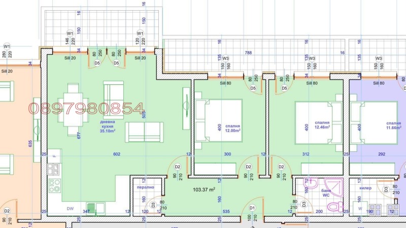 Дава под наем  3-стаен град Варна , Галата , 120 кв.м | 39291635 - изображение [17]