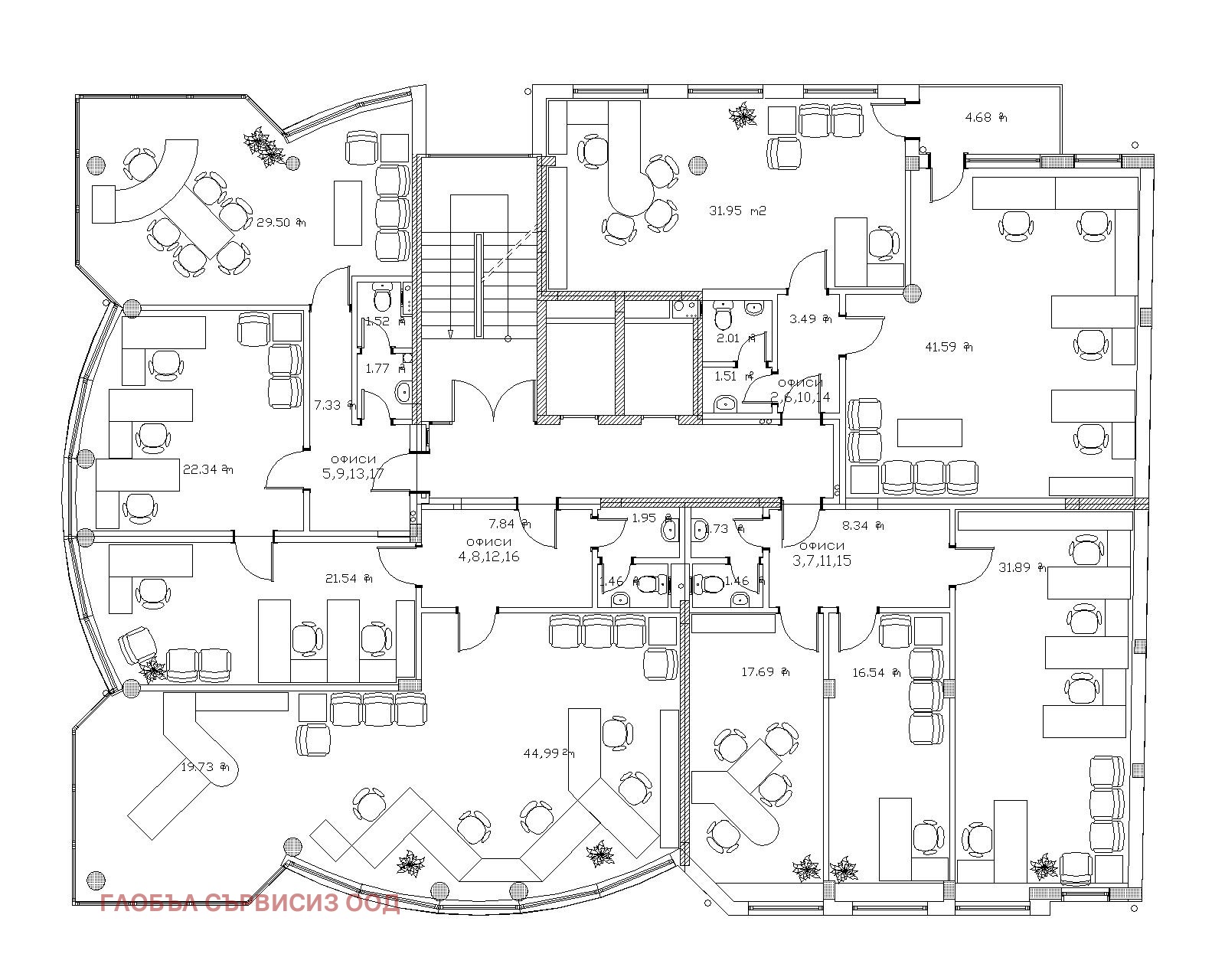 Дава под наем ОФИС, гр. София, Център, снимка 7 - Офиси - 53806331