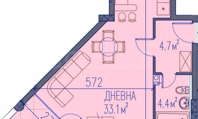 Дава под наем 2-СТАЕН, гр. Пловдив, Христо Смирненски, снимка 11 - Апартаменти - 53583858