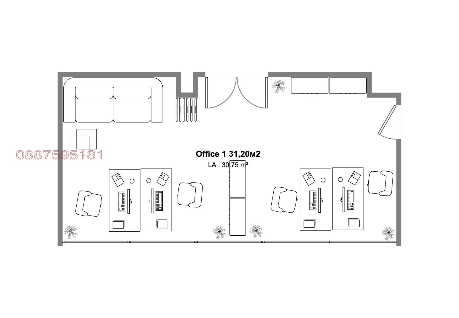 Дава под Наем ОФИС | Imot.bg — изображение 5