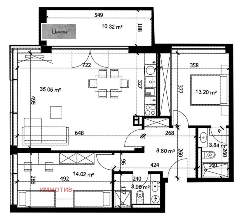 For Rent  2 bedroom Varna , Lyatno kino Trakiya , 120 sq.m | 51404260 - image [16]
