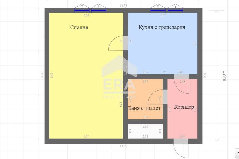 För uthyrning  1 sovrum Varna , Centar , 49 kvm | 65313612 - bild [9]