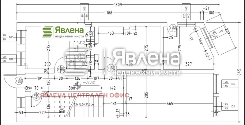 В оренду  Офіс София , Център , 89 кв.м | 77604876 - зображення [2]