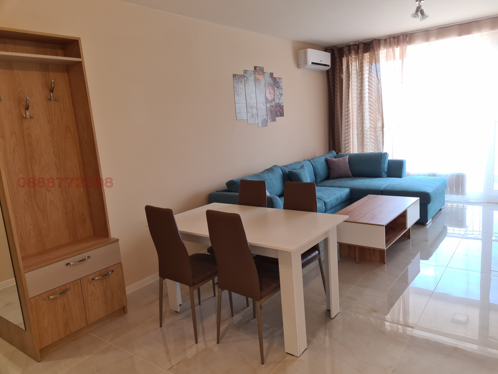 Дава под наем 2-СТАЕН, гр. София, Кръстова вада, снимка 3 - Апартаменти - 53933918