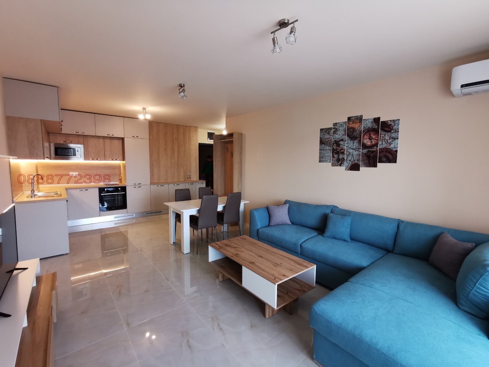 Дава под наем 2-СТАЕН, гр. София, Кръстова вада, снимка 2 - Апартаменти - 53933918