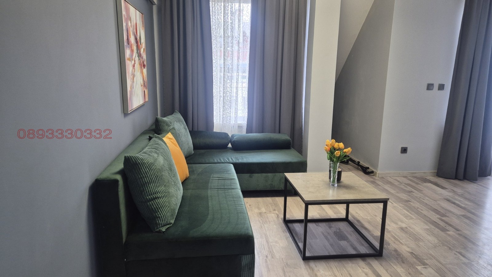 Дава под наем 2-СТАЕН, гр. София, Зона Б-5, снимка 2 - Апартаменти - 53731872