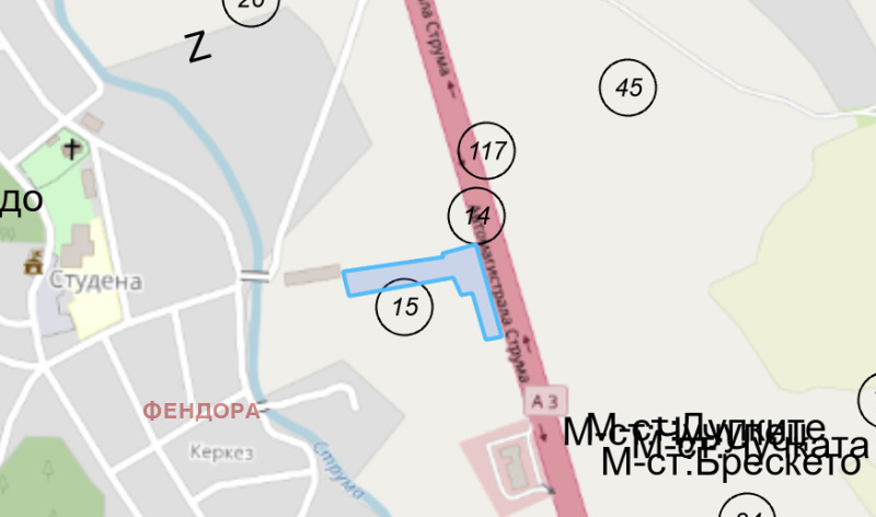 Дава под наем МЯСТО, с. Студена, област Перник, снимка 3 - Парцели - 53383747