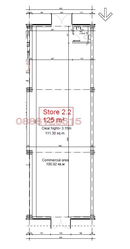 Дава под наем МАГАЗИН, гр. София, Илиянци, снимка 2 - Магазини - 53007063