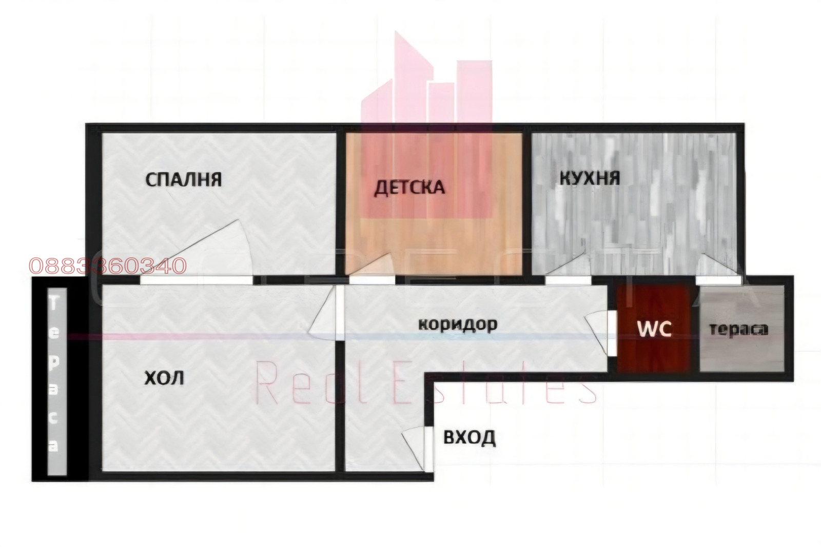 Дава под наем 4-СТАЕН, гр. Русе, Център, снимка 11 - Апартаменти - 55316461