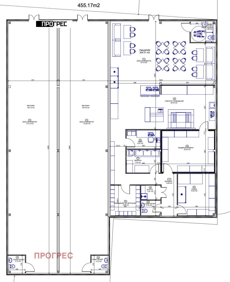 Дава под наем ЗАВЕДЕНИЕ, гр. София, Дружба 1