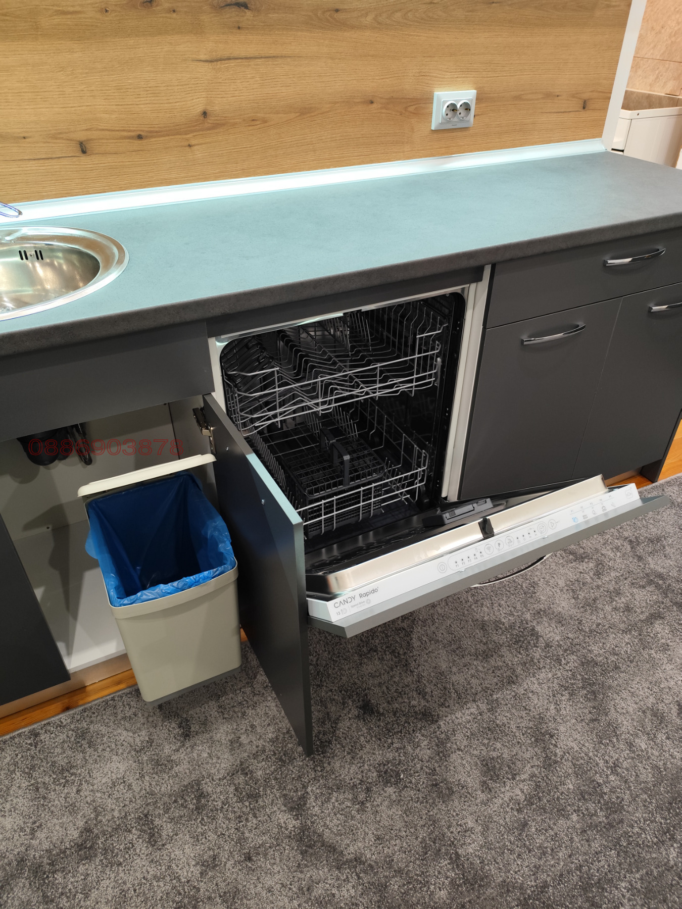 Дава под наем 3-СТАЕН, гр. Перник, Твърди ливади, снимка 3 - Апартаменти - 53738140