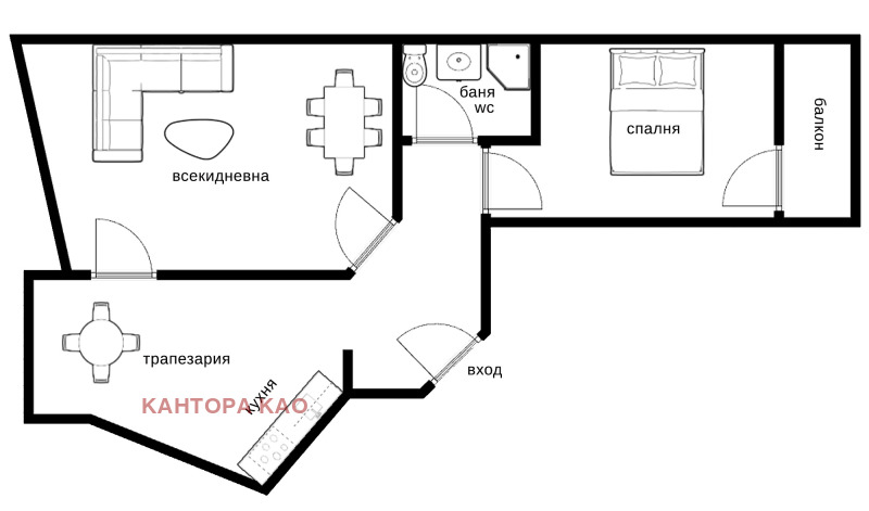 Дава под наем 2-СТАЕН, гр. София, Зона Б-19, снимка 17 - Апартаменти - 52747587