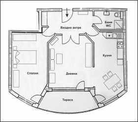 3-стаен град София, Борово 1