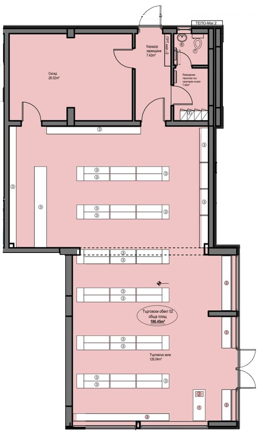 В оренду  Магазин Пловдив , Западен , 186 кв.м | 79966161 - зображення [4]