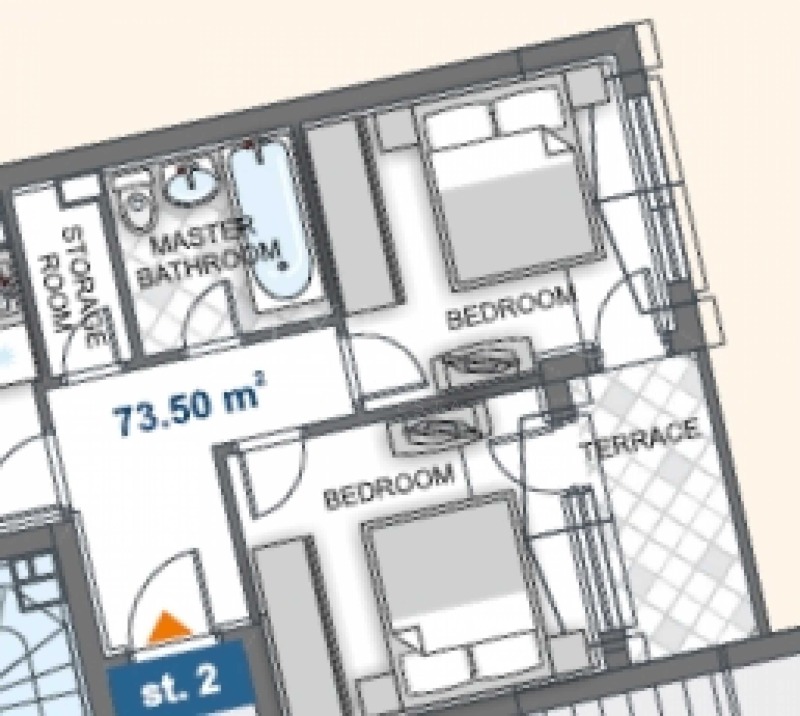 Para alugar  2 quartos Varna , Asparuhovo , 73 m² | 35578457 - imagem [15]