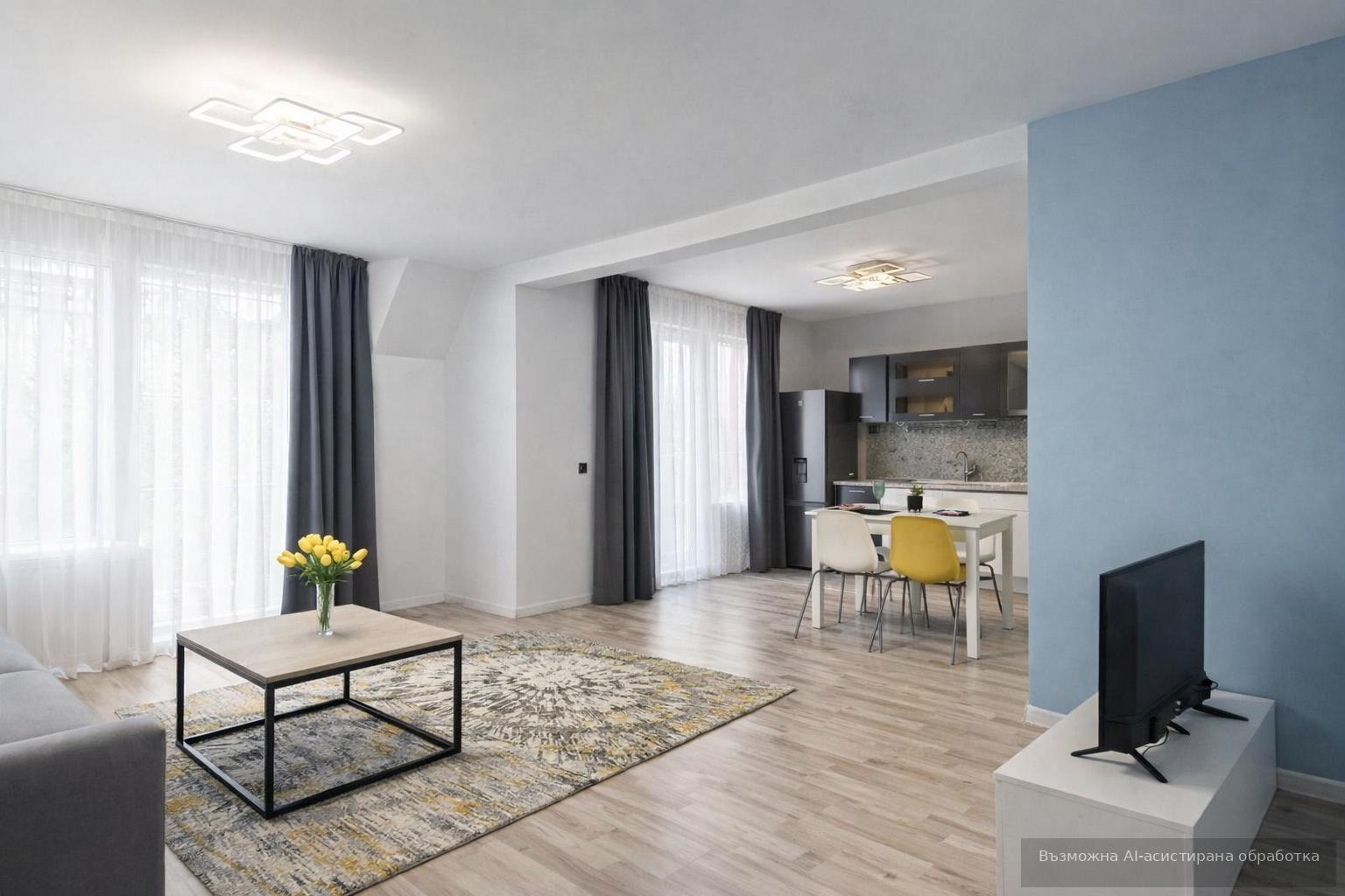 Дава под наем 2-СТАЕН, гр. София, Зона Б-5, снимка 2 - Апартаменти - 54066666