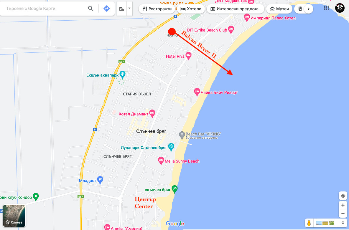 Дава под наем 3-СТАЕН, к.к. Слънчев бряг, област Бургас, снимка 14 - Апартаменти - 55151161