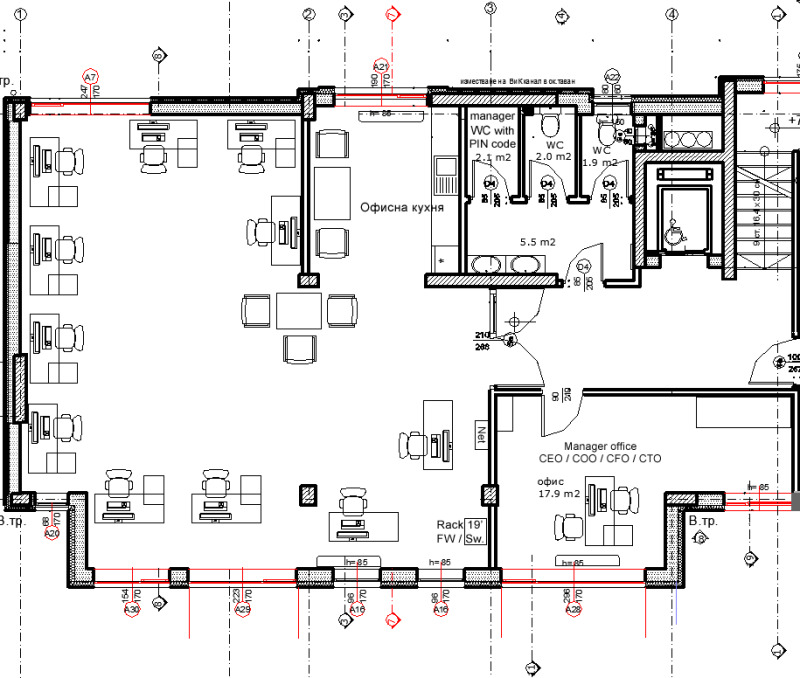 Дава под наем ОФИС, гр. София, Манастирски ливади, снимка 8 - Офиси - 53518500