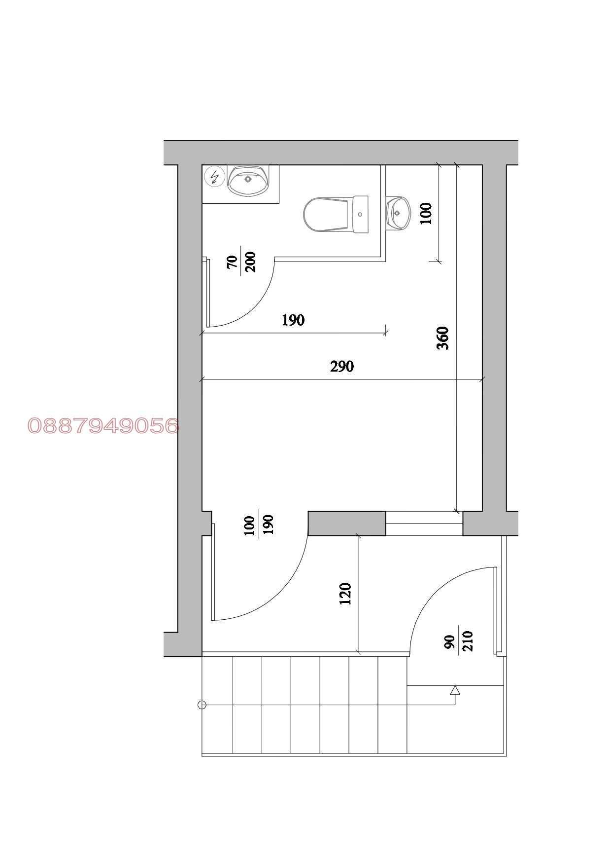 Дава под наем ОФИС, гр. Велико Търново, Център, снимка 6 - Офиси - 54258892