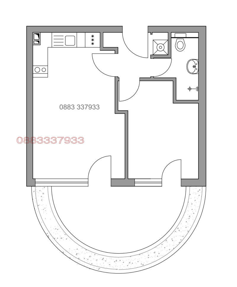 Дава под Наем 2-СТАЕН в град София, Манастирски ливади - 59 кв.м / 519 € » 1 015.08 лв.