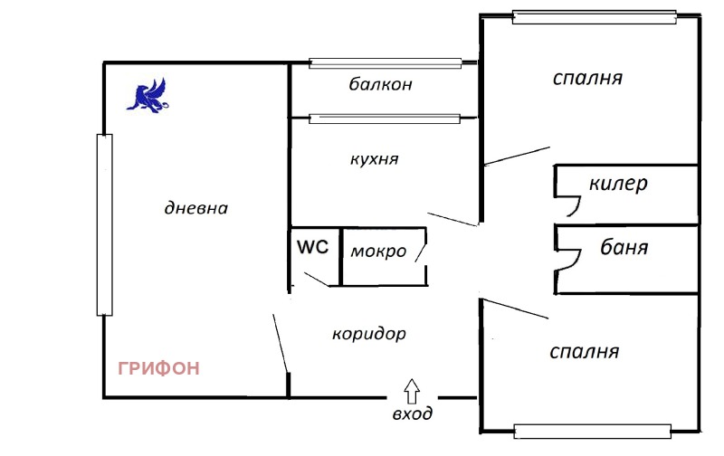 Дава под наем 3-СТАЕН, гр. София, Лозенец, снимка 15 - Aпартаменти - 48571868