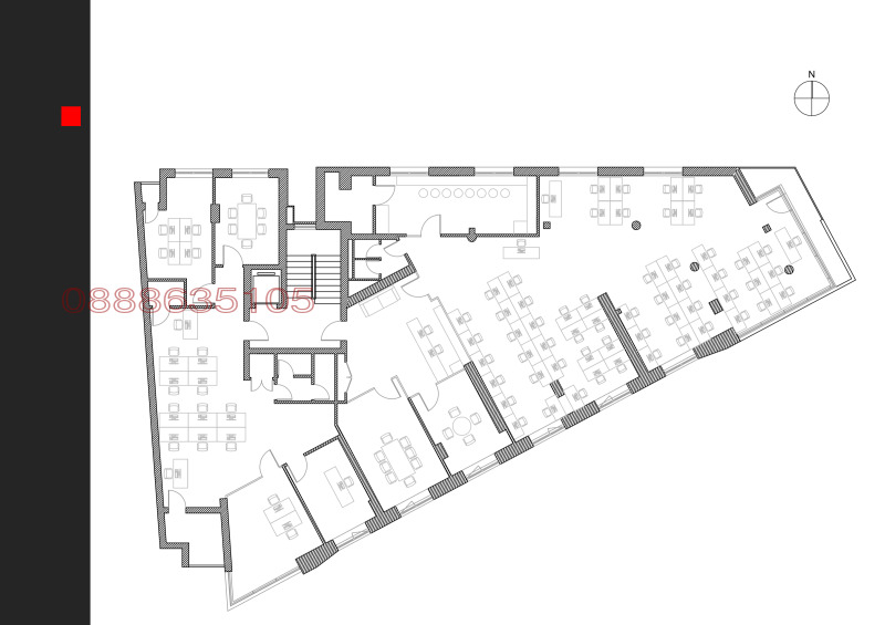 Дава под наем ОФИС, гр. София, Хладилника, снимка 3 - Офиси - 53082460