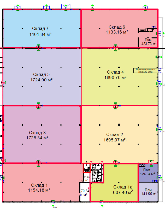 A louer  Stockage Targovichte , Promichlena zona , 11670 m² | 78437778 - image [5]