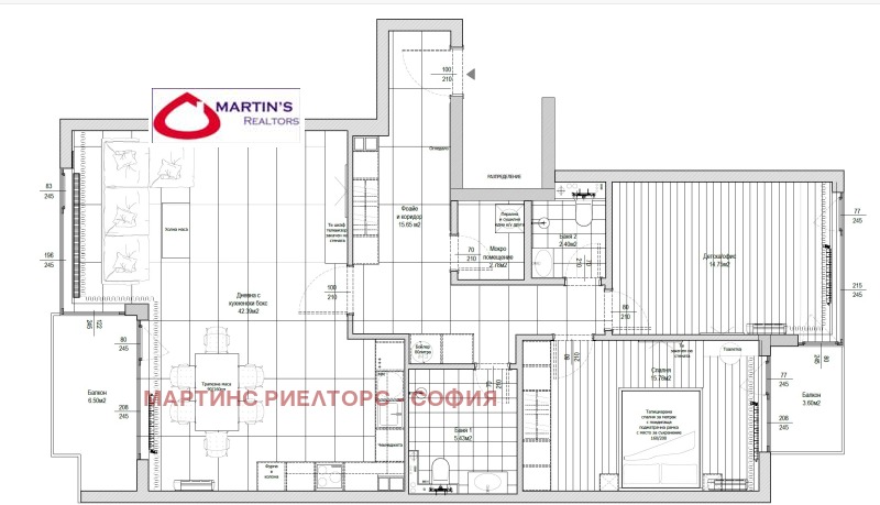 Дава под наем  3-стаен град София , Лозенец , 122 кв.м | 33635151 - изображение [13]