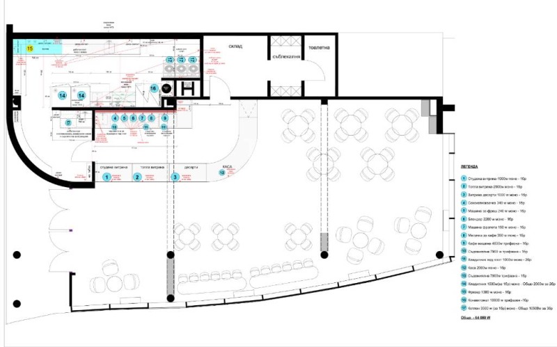 En renta  Bar; Cafetería Sofia , Vitosha , 185 metros cuadrados | 14764272 - imagen [16]