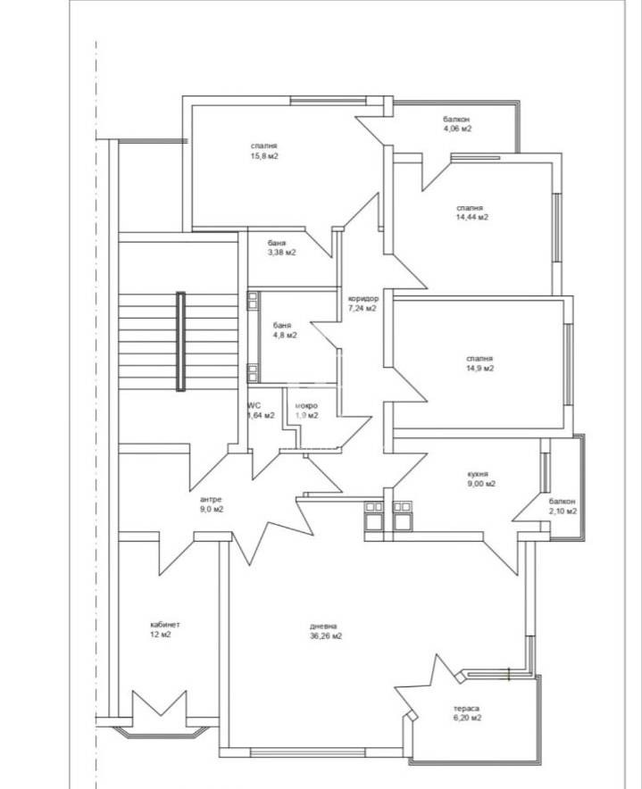 Zu vermieten  3+ Schlafzimmer Sofia , Zentar , 200 qm | 32175145 - Bild [14]
