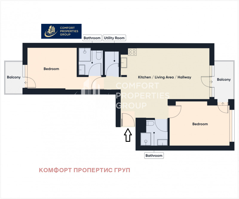 Дава под наем  3-стаен град София , Център , 105 кв.м | 11972597 - изображение [15]