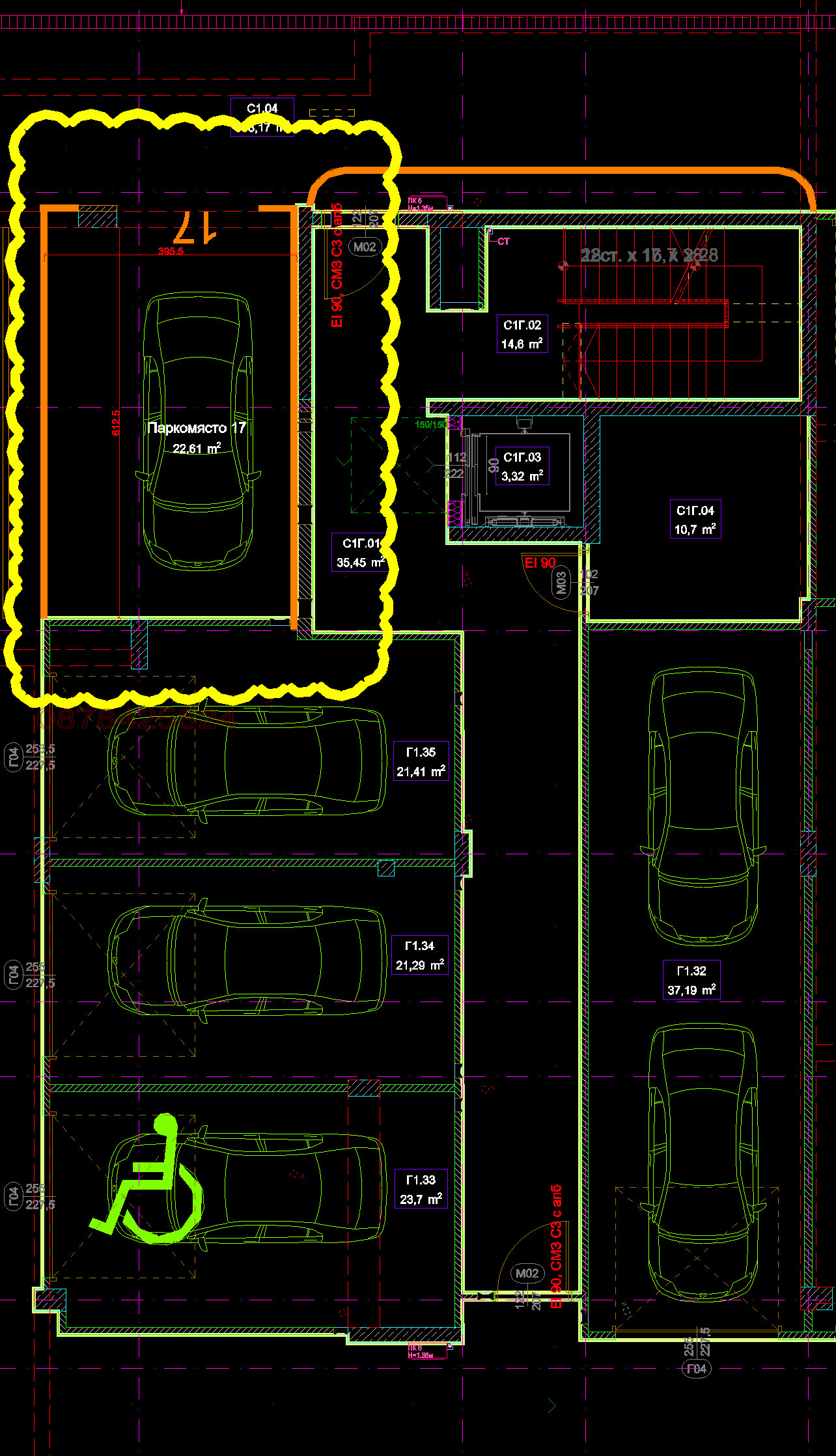 Дава под наем ГАРАЖ, ПАРКОМЯСТО, гр. София, Кръстова вада, снимка 6 - Гаражи и паркоместа - 54127645