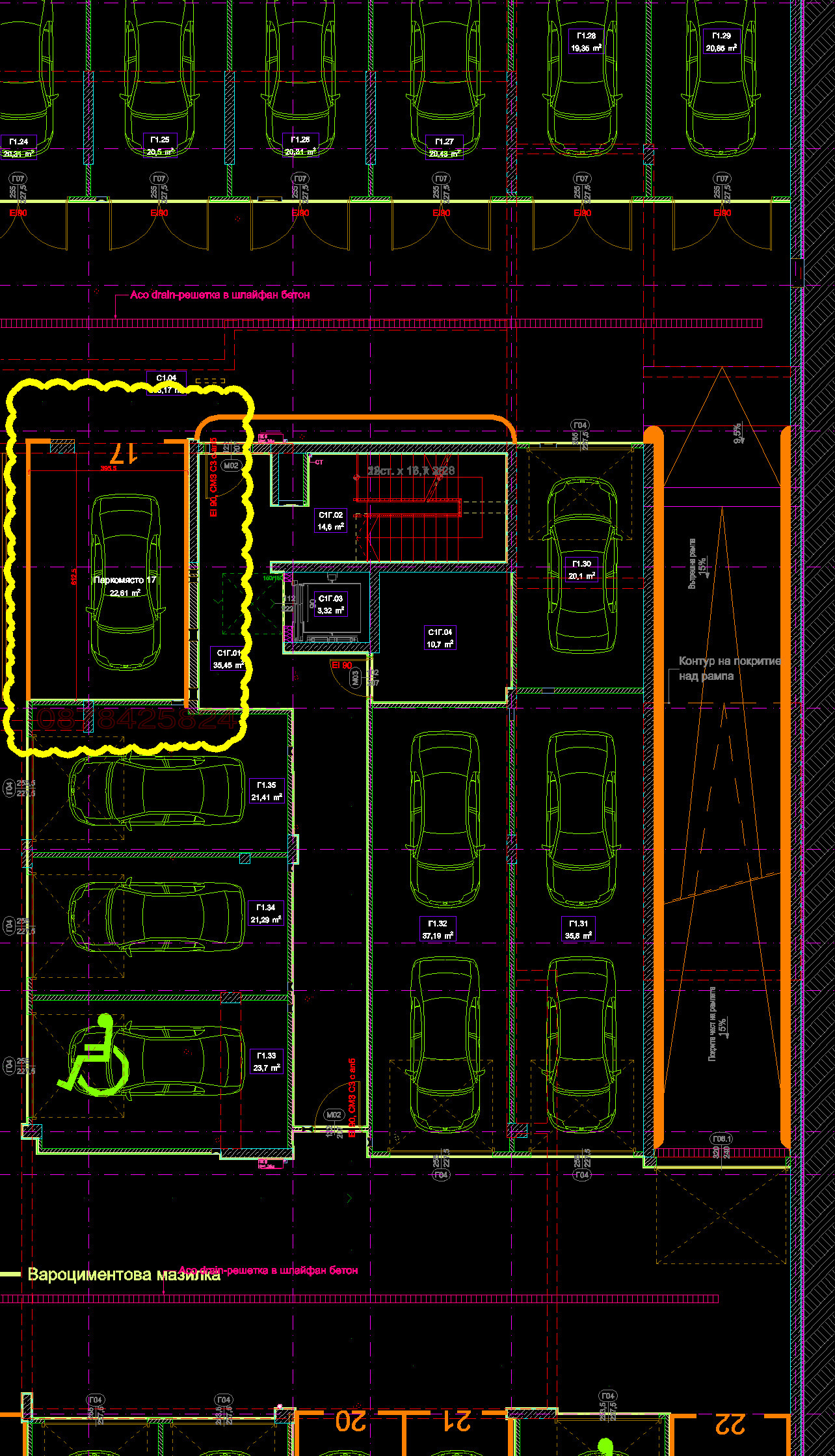 Дава под наем ГАРАЖ, ПАРКОМЯСТО, гр. София, Кръстова вада, снимка 7 - Гаражи и паркоместа - 54127645