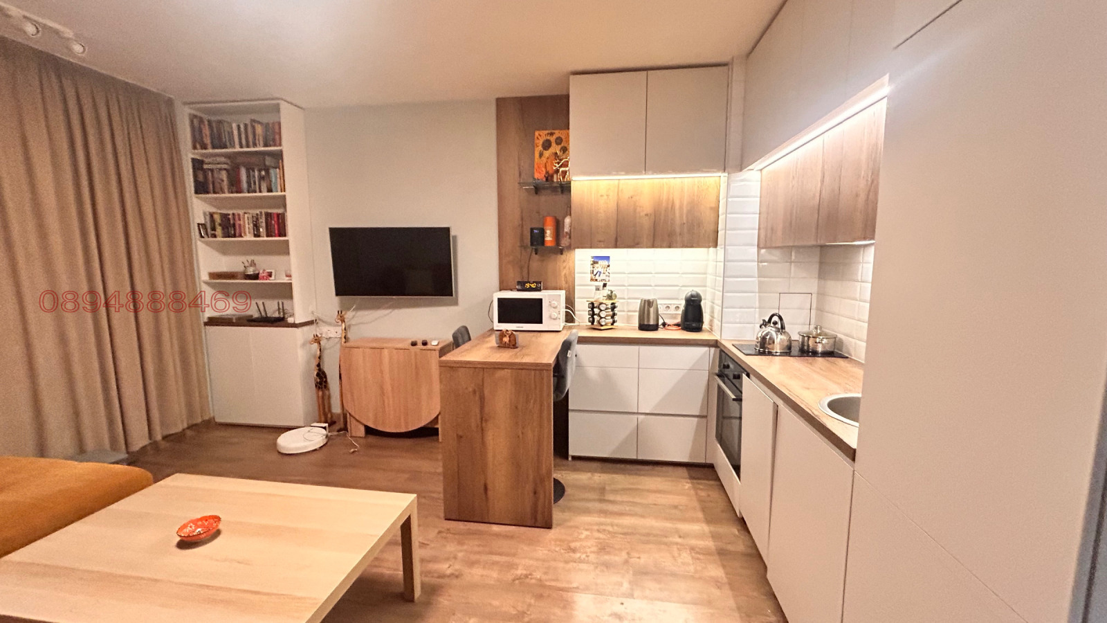 Дава под наем 2-СТАЕН, гр. София, Зона Б-5-3, снимка 3 - Апартаменти - 53852096