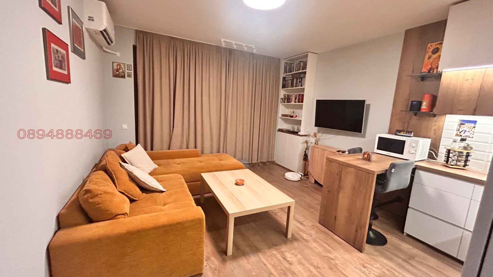 Дава под наем 2-СТАЕН, гр. София, Зона Б-5-3, снимка 4 - Апартаменти - 53852096