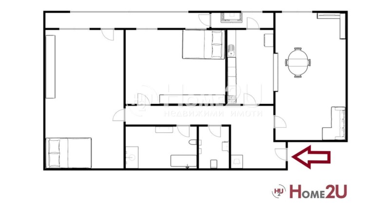 En renta  2 dormitorios Plovdiv , Tsentar , 80 metros cuadrados | 20964390 - imagen [15]