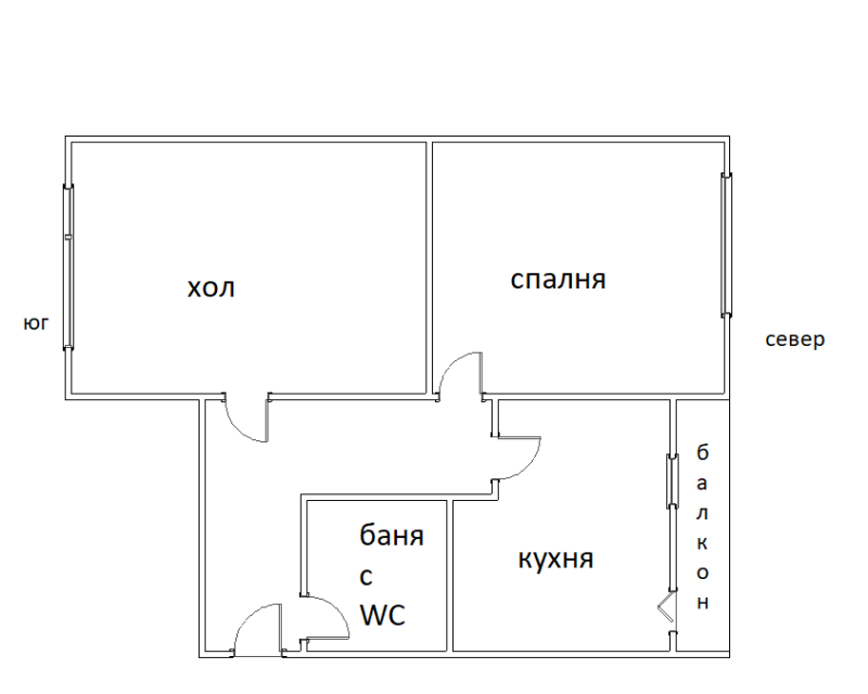 Дава под наем  2-стаен град София , Света Троица , 60 кв.м | 68796684 - изображение [12]