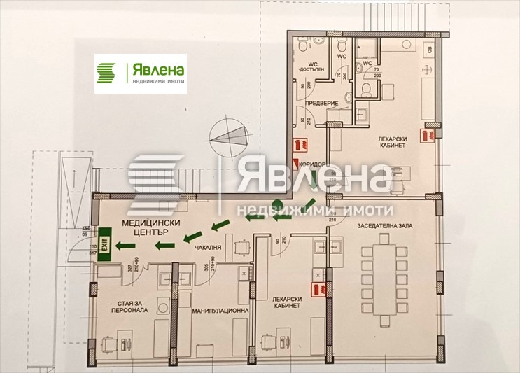 Дава под наем ОФИС, гр. София, Кръстова вада, снимка 9 - Офиси - 54772318