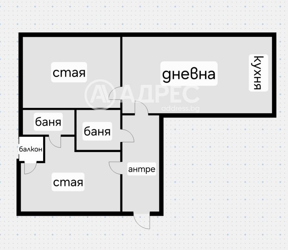 Дава под наем 3-СТАЕН, гр. София, Иван Вазов, снимка 3 - Апартаменти - 55088301