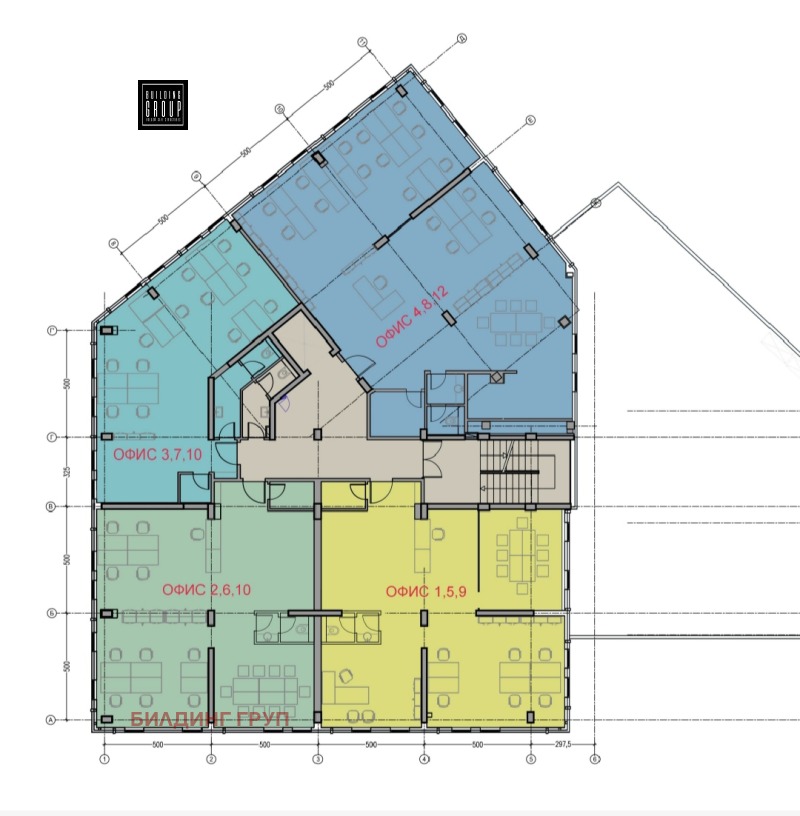 Vuokrattavana  Toimisto Sofia , Ljulin - tsentar , 208 neliömetriä | 72547332 - kuva [5]