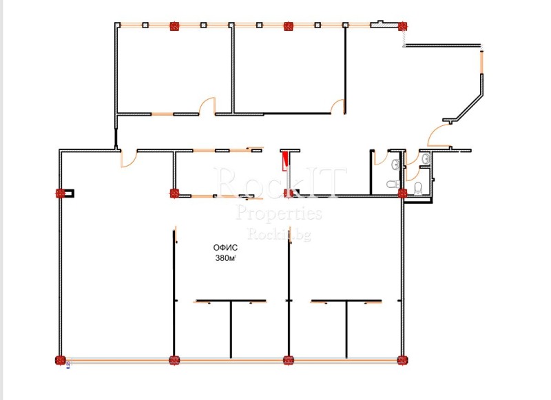 Дава под наем  Офис град София , Лозенец , 380 кв.м | 91869168 - изображение [3]